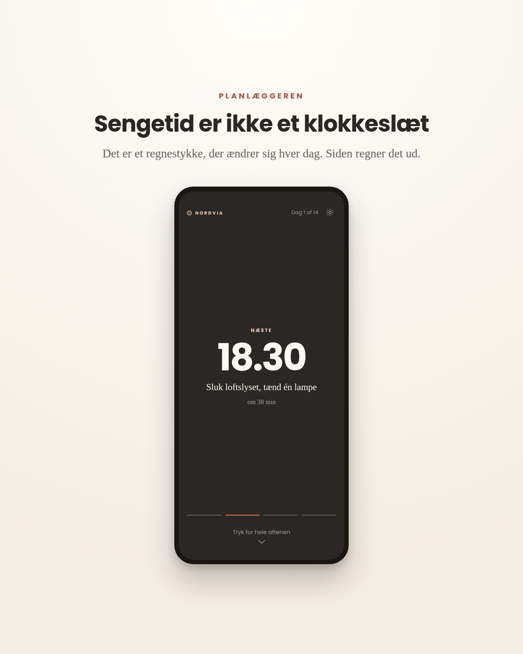 Nætterne — fjorten aftener med en plan