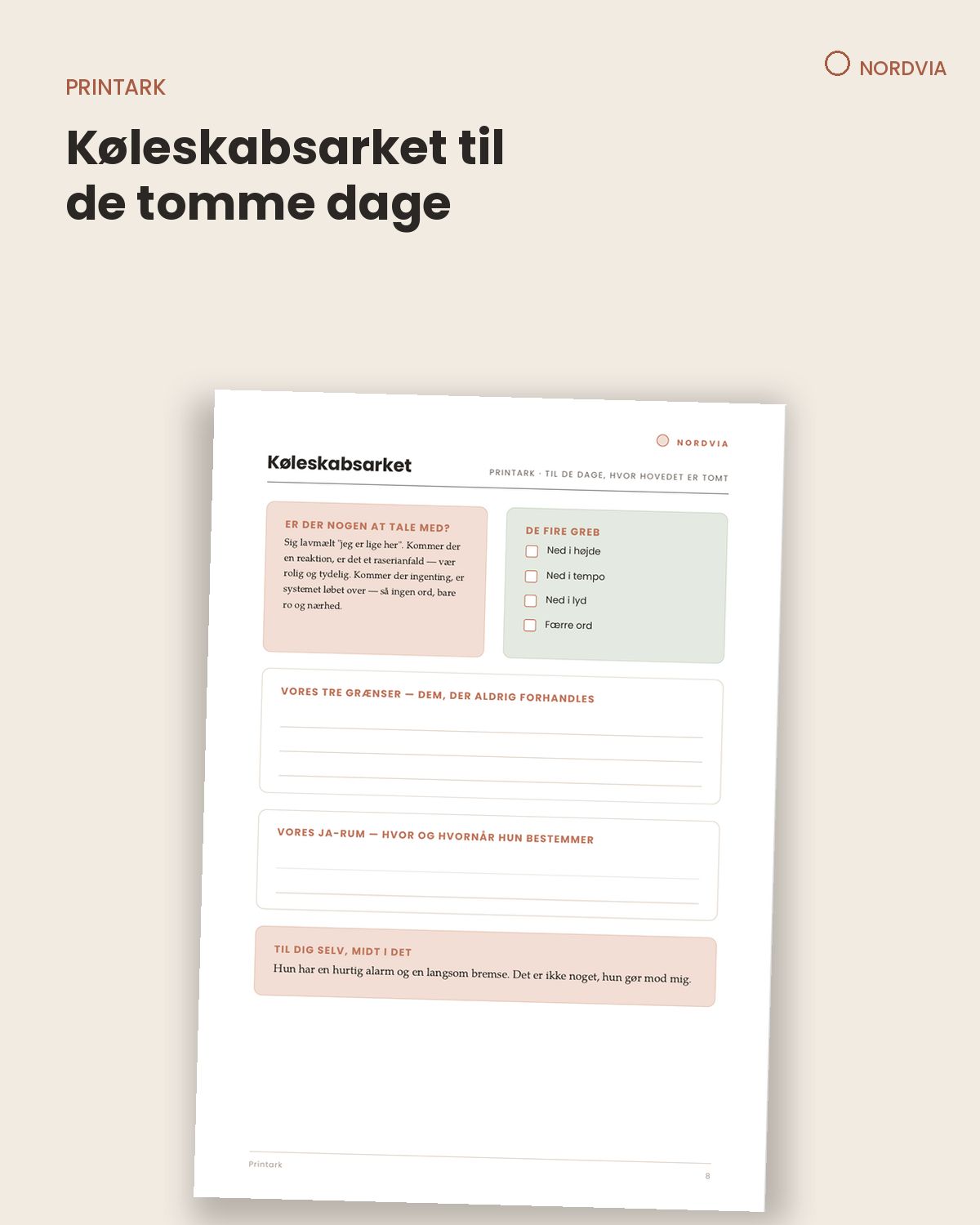 To slags gråd — raserianfald eller overbelastning?