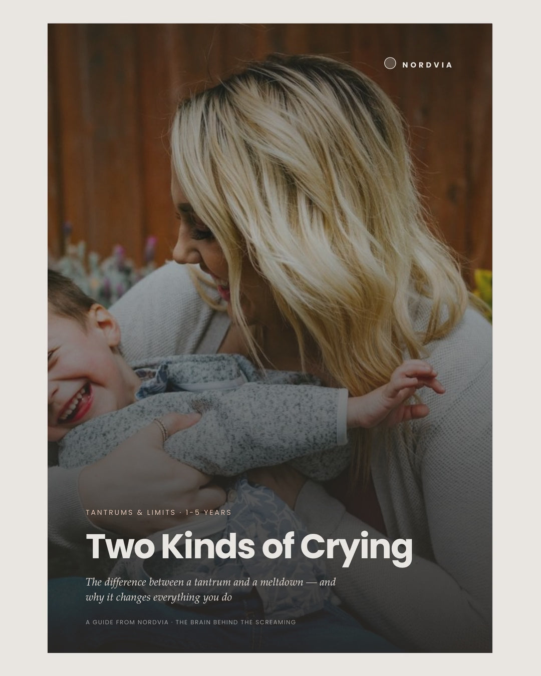 Two Kinds of Crying — tantrum or meltdown?